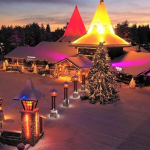 Lapland Noel Babanin Evi Ve Buzkiran Gemisi 2025 Subat